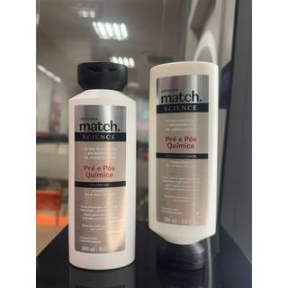 Match Science Pré e Pós-Química: Shampoo, Condicionador, o Boticário.