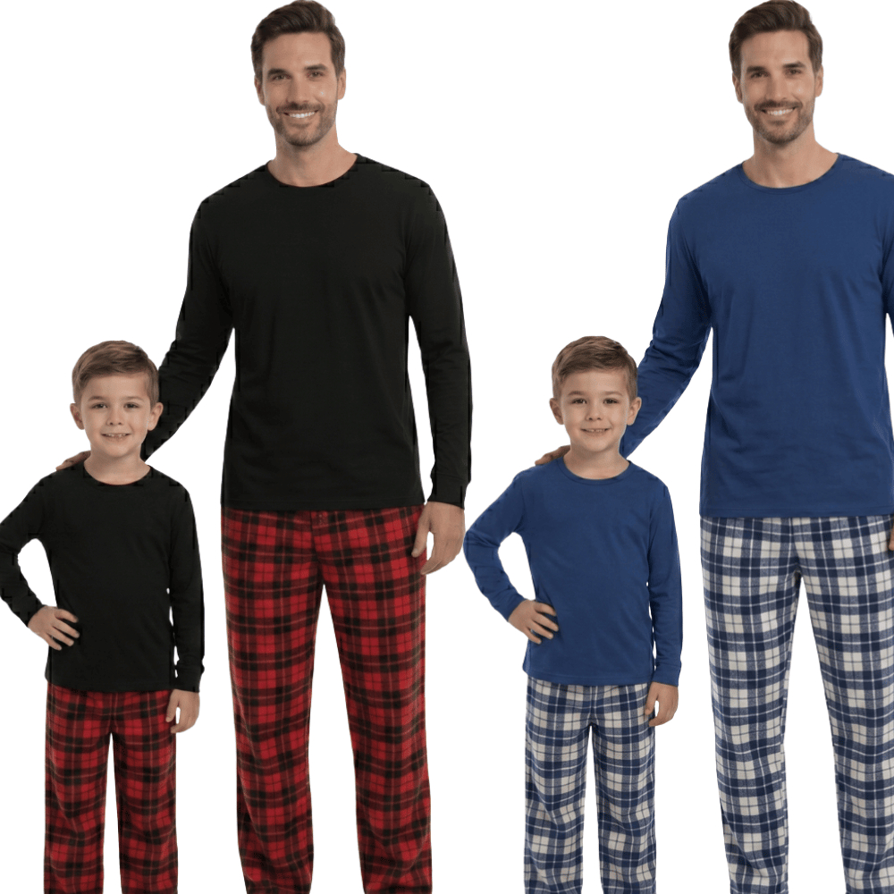Kit 2 Pijama Pai e Filho Combinando/ Ki Pijama Pai e Filho dia dos Pais