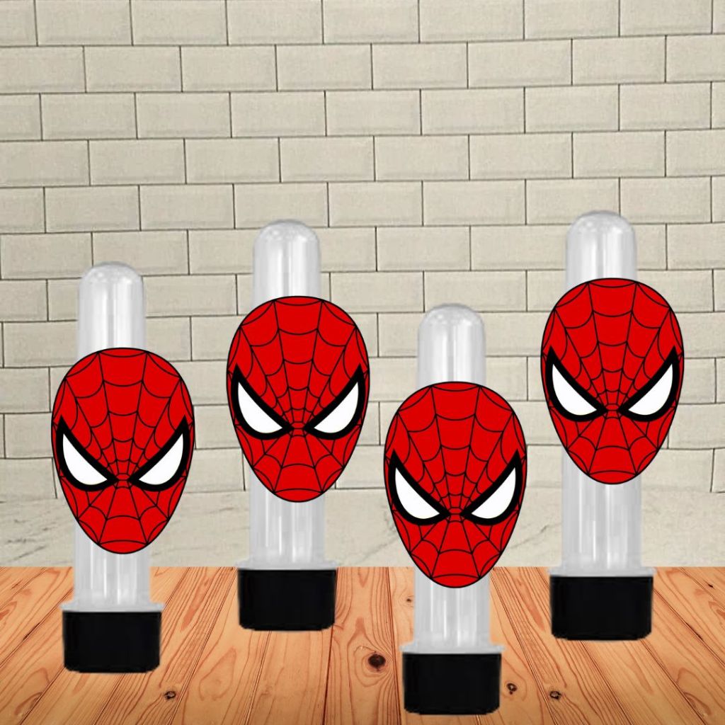 ENVIO RÁPIDO 40 Apliques Homem aranha bebê tubetes kit festa lembrancinhas aniversário minos festa infantil