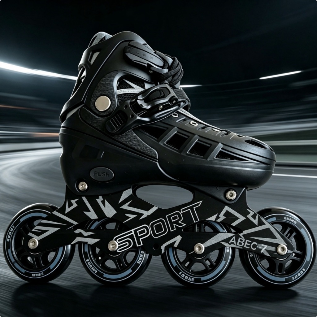Patins Roller Reto De 4 Rodas Masculino Ajustável Semi Professional Inline Feminino Promoção