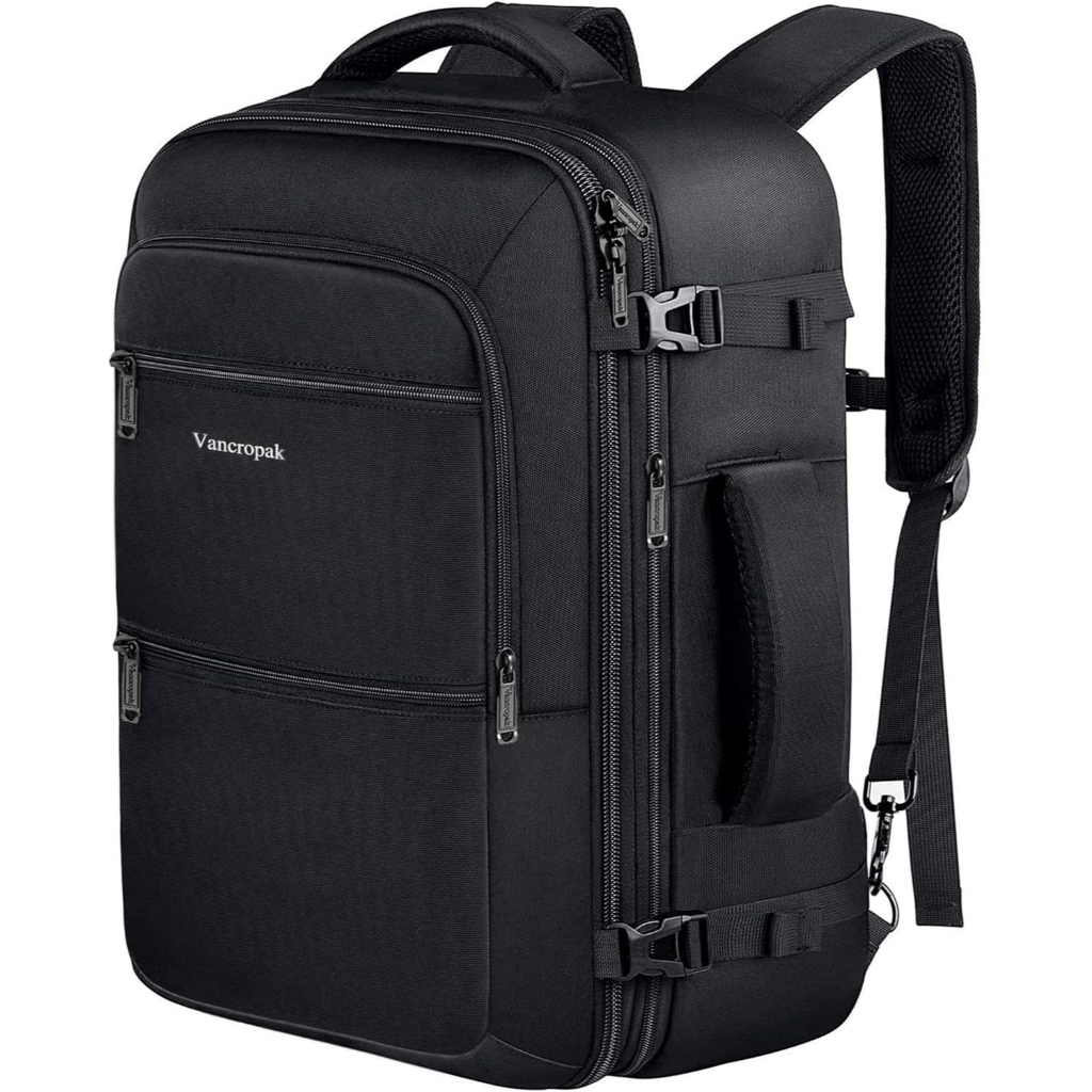 35/40L Mochila de bagagem de viagem extensível, mochila de negócios, adequada para viagens de negócios, vida diária