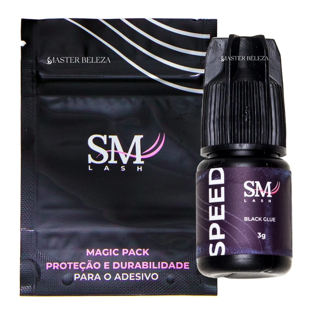 Cola Speed Black Glue Sm Lash 3g Para Alongamento De Cílios