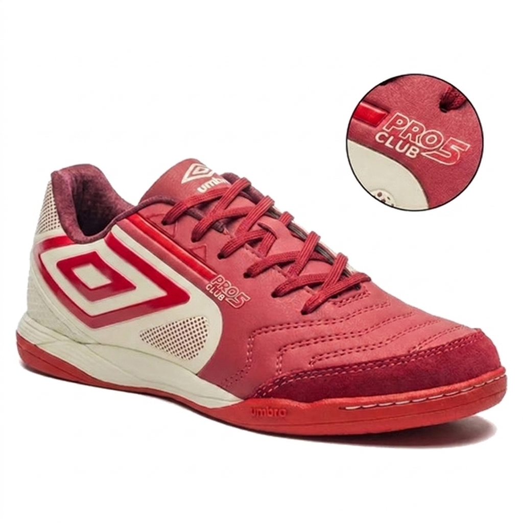 Chuteira Futsal Umbro Pro 5 Bump Club Tênis Futsal Masculino Chuteira de Futsal