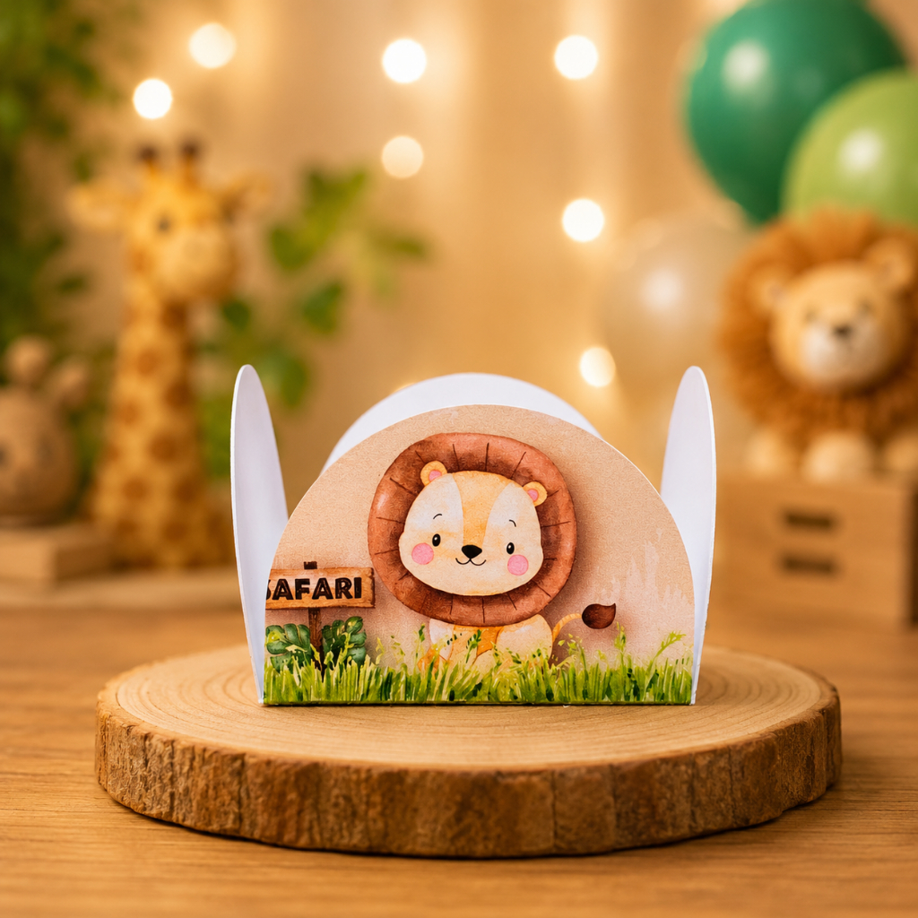 Forminhas SAFARI BABY | Forminhas de doces Brigadeiro para Aniversário Festa Infantil