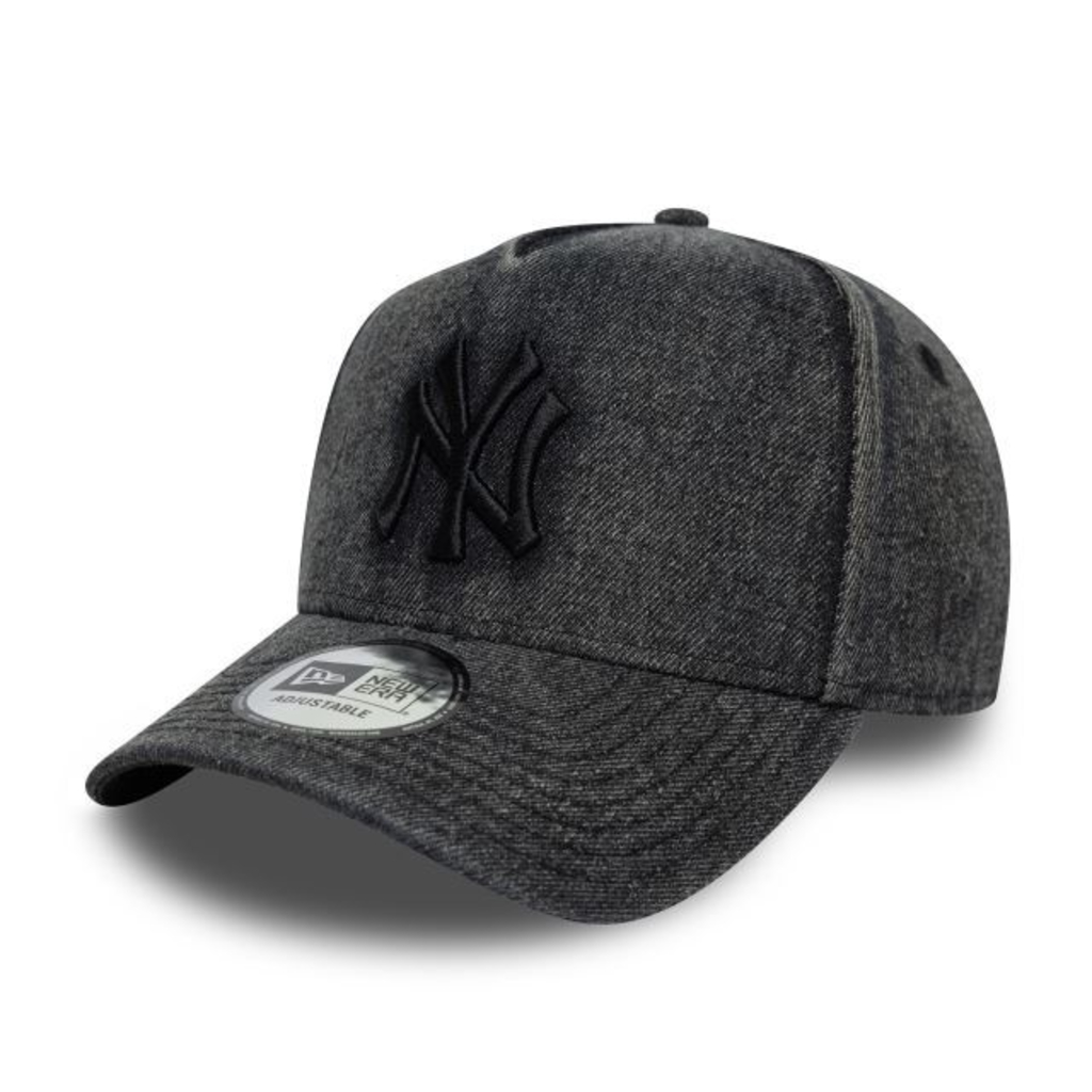 BONÉ NEW ERA 9FORTY A-FRAME NEW YORK YANKEES MLB PRETO — AJUSTÁVEL | ORIGINAL