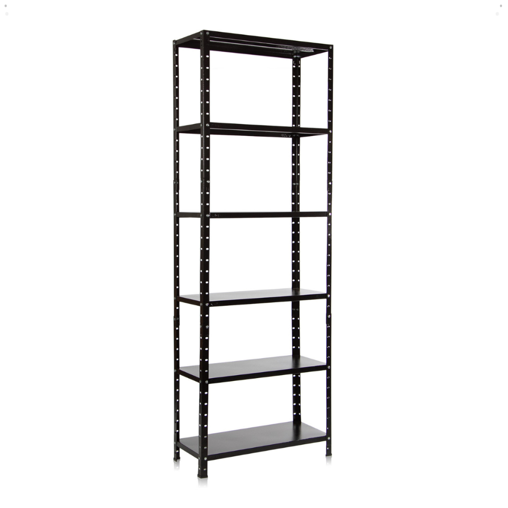Estante Multiuso Modular Aço Preto Prateleiras De Ferro Resistente Casa Apartamento Escritório Armazém Racks Decoração