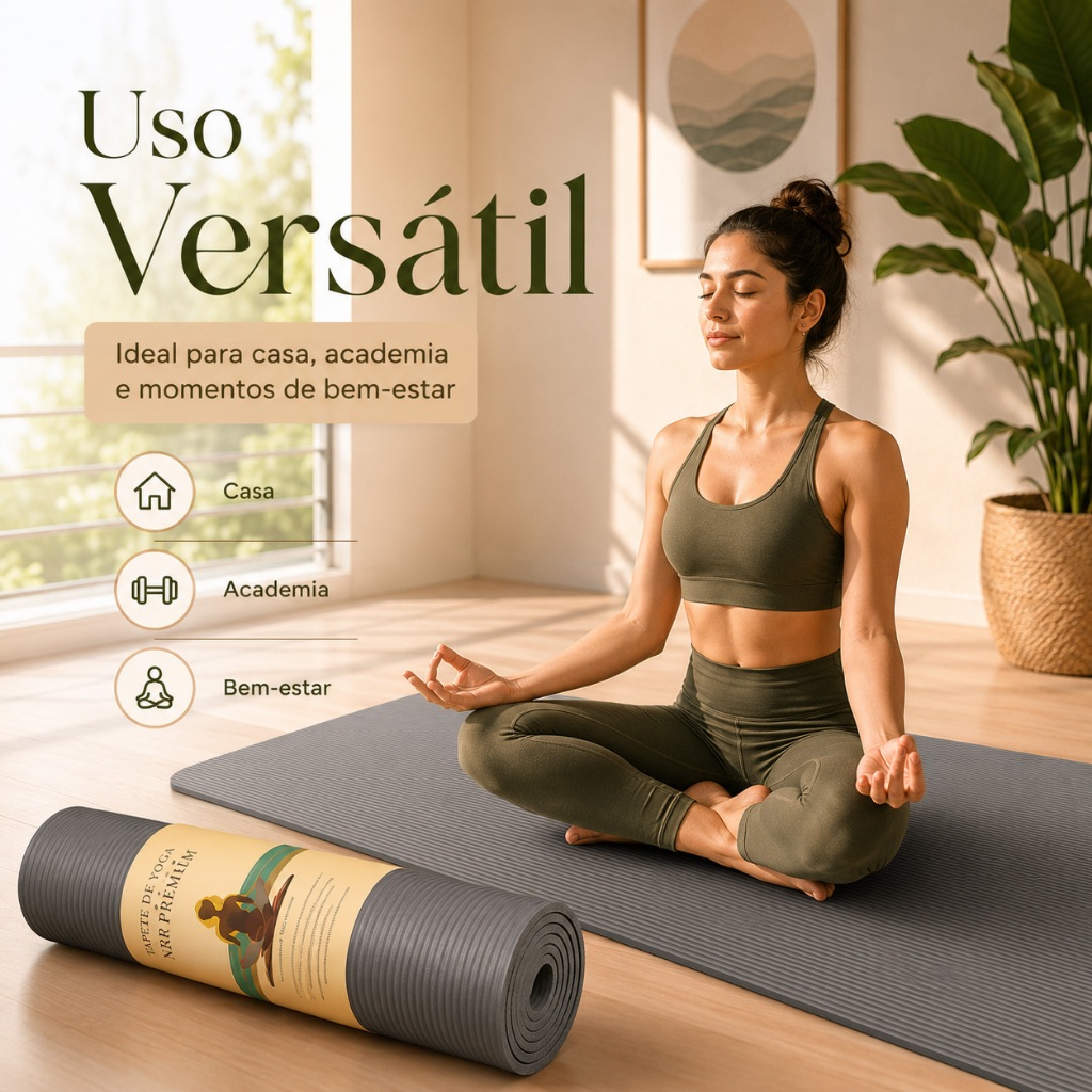 Tapete Yoga Mat Colchonete Tatame 1,80mx55cmx10mm Promoção Atacado Pequenos Defeitos