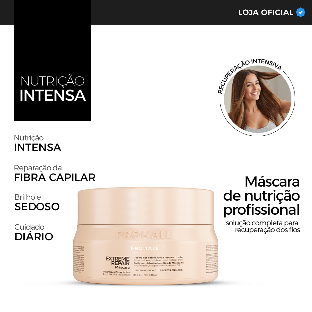 Imagem de Máscara Profissional Ultra Nutritiva Extreme Repair 250g