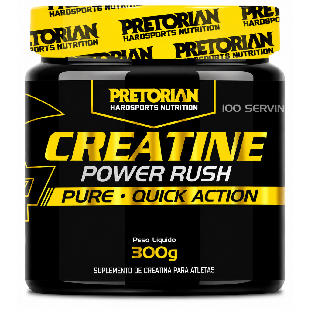 Creatina Pretorian Power Rush 300g 100% - Envio Imediato