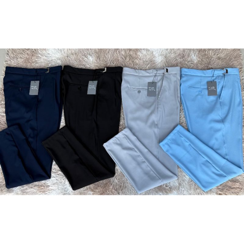 Calça Alfaiataria Masculina Ajuste Lateral e elastano