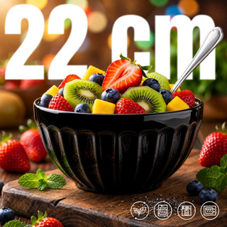 Saladeira Bowl 2L Roma Grande Poá Branco Decorativo Tigela Com Relevo Cerâmica Esmaltado Restaurante Feijoada Sopa Açai