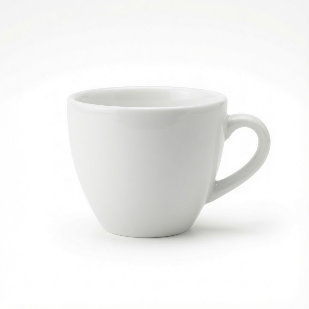Caneca Porcelana Branca 90ml Café Espresso Xícara Café Hotel Restaurante