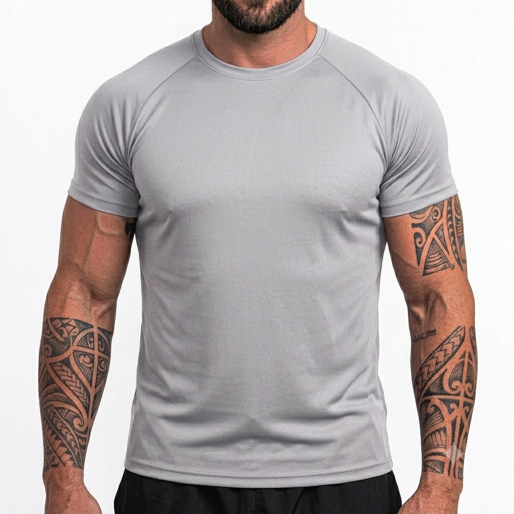 Camisa Dry Fit Masculina Academia Esporte Blusa Treino Musculação Crossfit Caminhada Anti-Suor