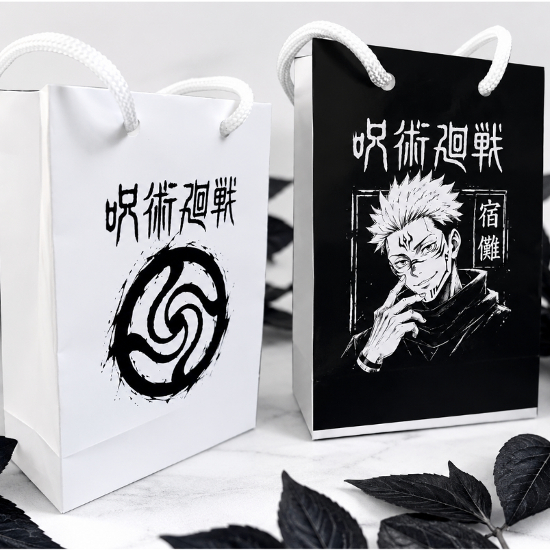 Sacolinhas para Lembrancinhas - Tema Jujutsu Kaisen (Sukuna)