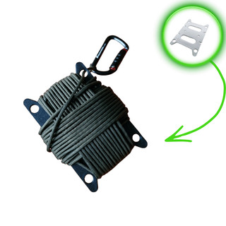 Kit organizador Paracord sargento acampamento exército cordão corda paraquedas militar uniforme | Até 30 Metros