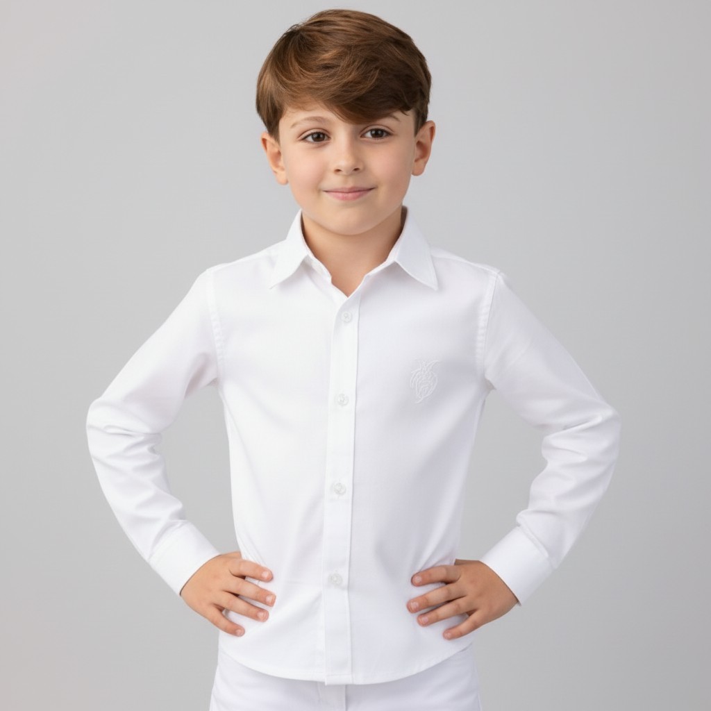 Camisa Social Manga Longa Body Para Bebês Social Casual Diversas Cores e Tamanhos