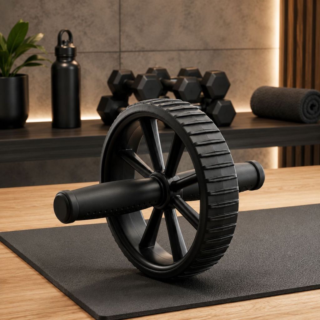 Roda Abdominal Profissional Exercícios Academia Treino Abdominal Fitness Musculação Em Casa Resistente Envio Imediato
