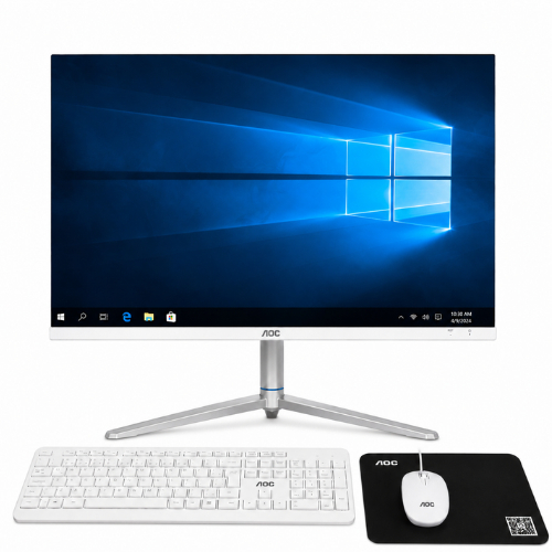 Computador All In One AOC 23,8" Intel i5 12ª Geração 16GB DDR4 SSD 512GB Wi-Fi com Teclado e Mouse