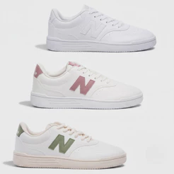 Tênis New Balance BB80 Feminino Casual Branco Retrô Original Conforto