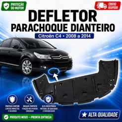 Defletor Parachoque Dianteiro Citroën C4 2008 2009 2010 2011 2012 2013 2014