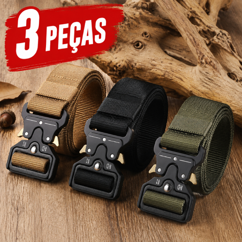 Cintos Masculinos de Nylon com Engate Rápido