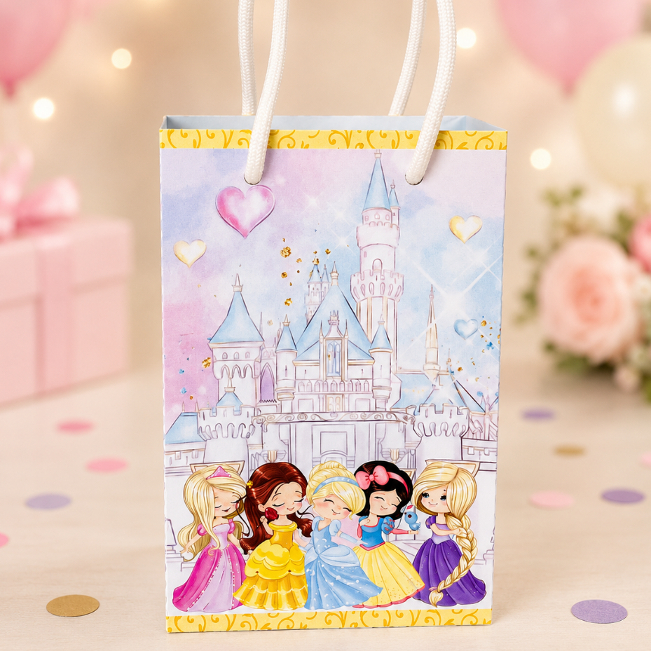 Sacolinha P Princesas Cute Personalizada | Sacolinha Surpresa | Lembrancinha festa Infantil | Aniversário