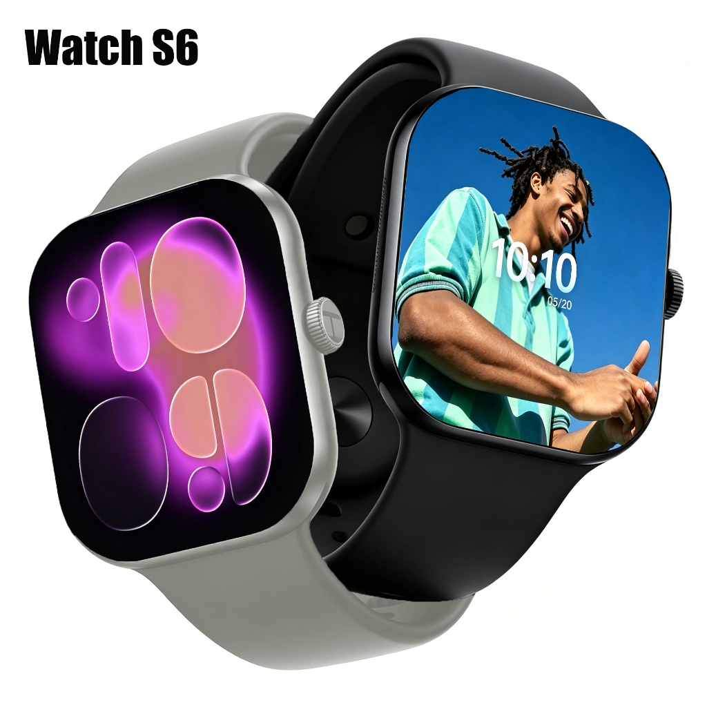Haylou IP68 Smartwatch S6 2.01" HD Display 5.3 Bluetooth Sports Gym Fitness Heart Rate Monitor Usado Por 30 Dias