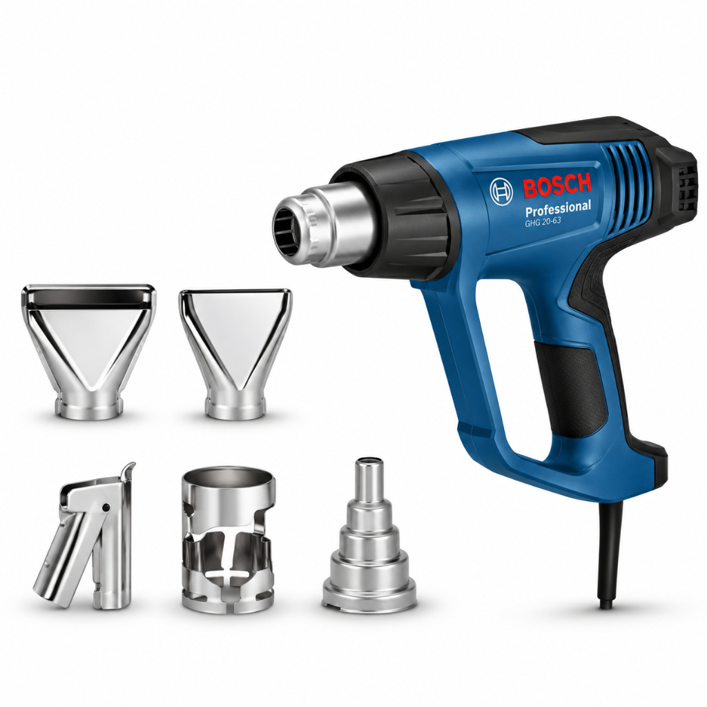 Soprador Térmico GHG 20-63 Bosch com 5 Bicos 3 Velocidades