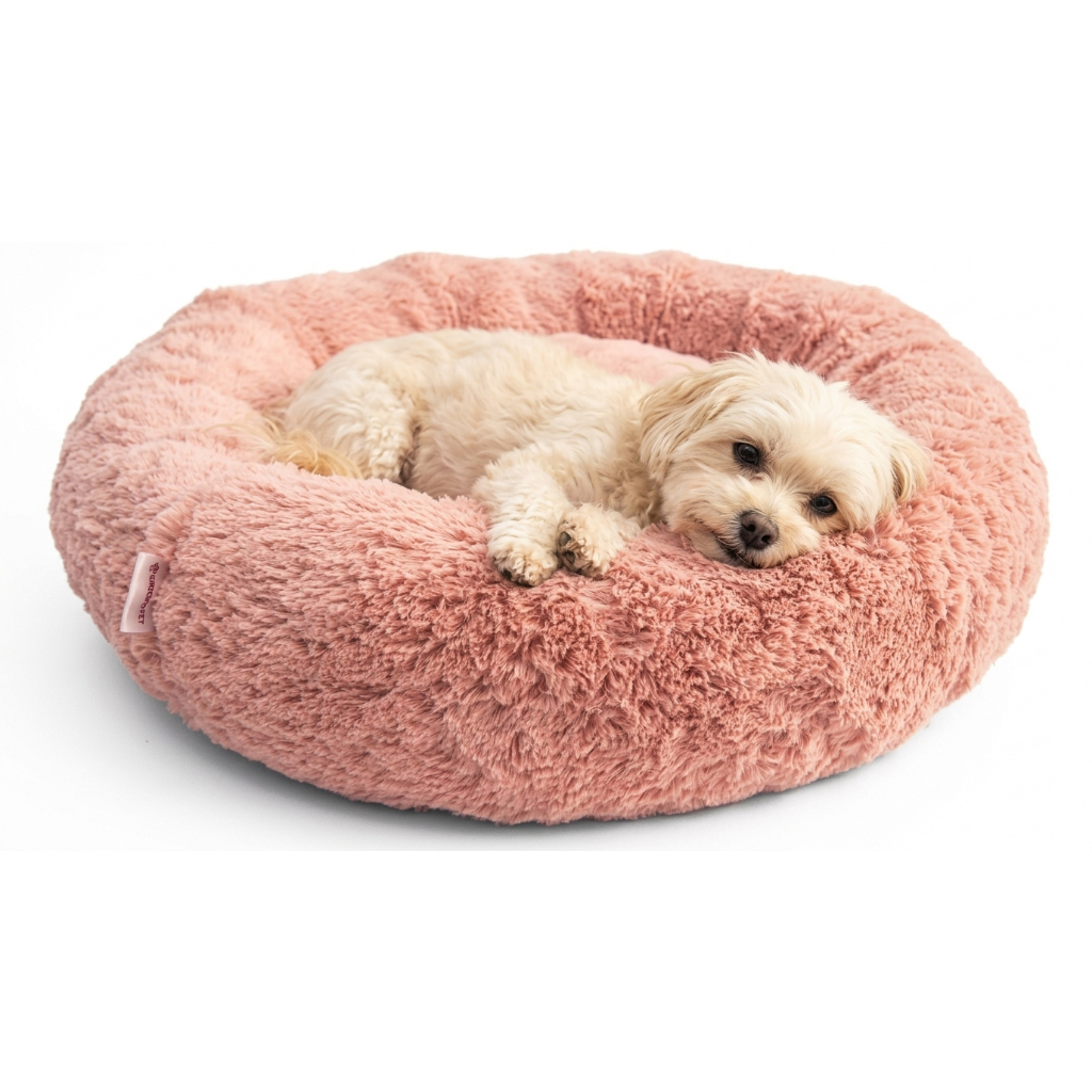 Cama Pet Nuvem em Pelucia com Ziper Capa Removivel Tamanho P 50x50cm  Cachorro e Gato
