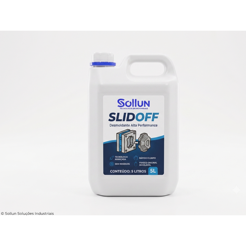 Desmoldante Aquoso Base Silicone - SLIDOFF RB93A / SÓLLUS 5L
