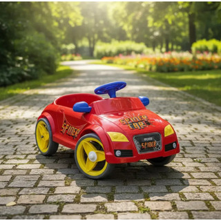 CARRINHO A PEDAL INFANTIL DE PASSEIO CARRO ATT HOMEPLAY BRINQUEDO COM CAPACETE