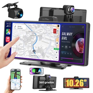 10.26 Polegada CarPlay Sem Fio Android Auto Car Radio Multimídia HD Touch Screen Video Player USB/AUX Para Câmera