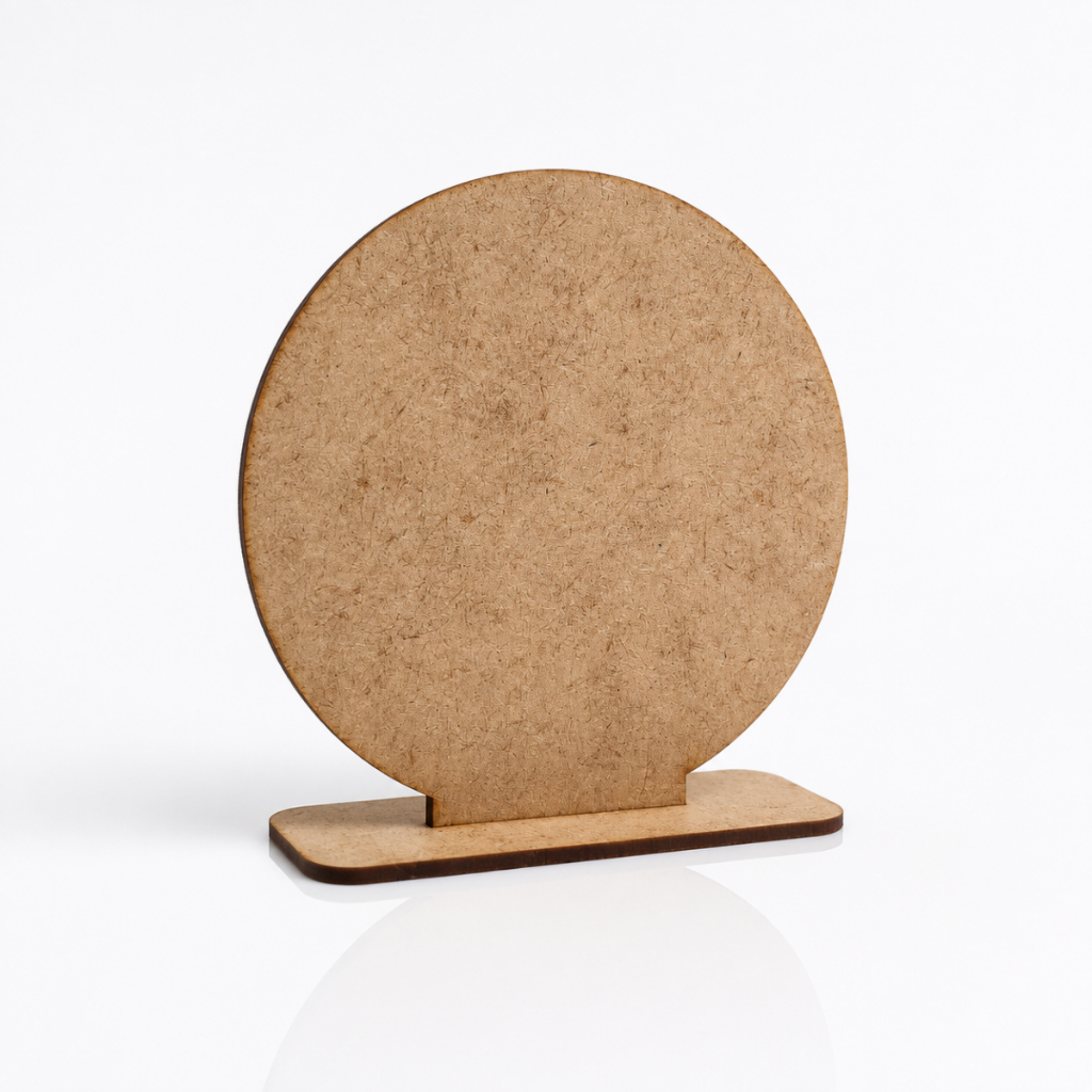 Kit 30 mini display totem painel fundo redondo MDF cru enfeite caixinha decoracao festa Infantil