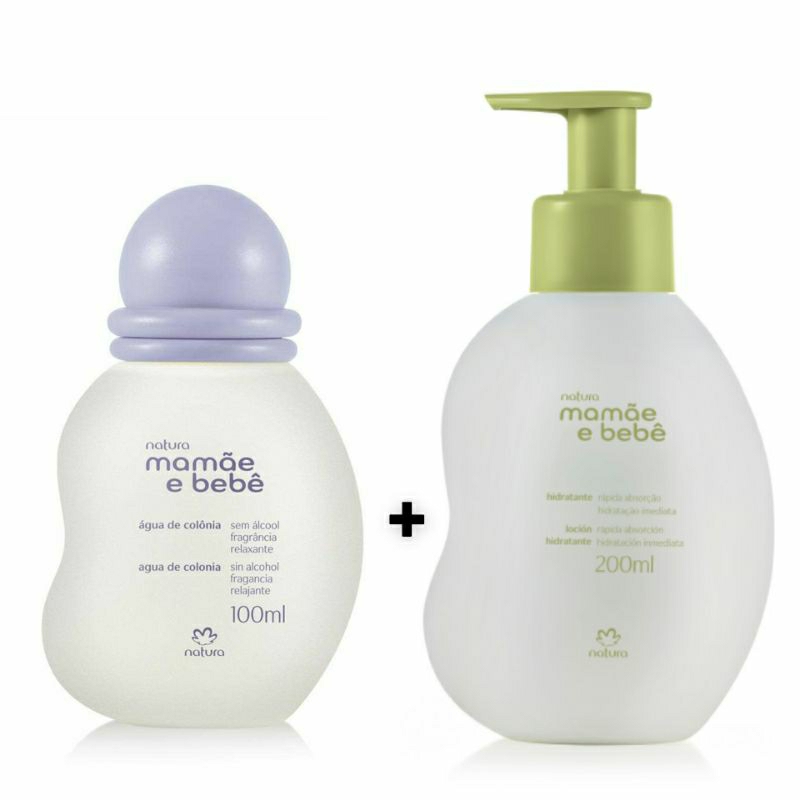 Kit Mamãe e Bebê Colônia Relaxante 100ml + Hidratante Mamãe e Bebê Clássico
