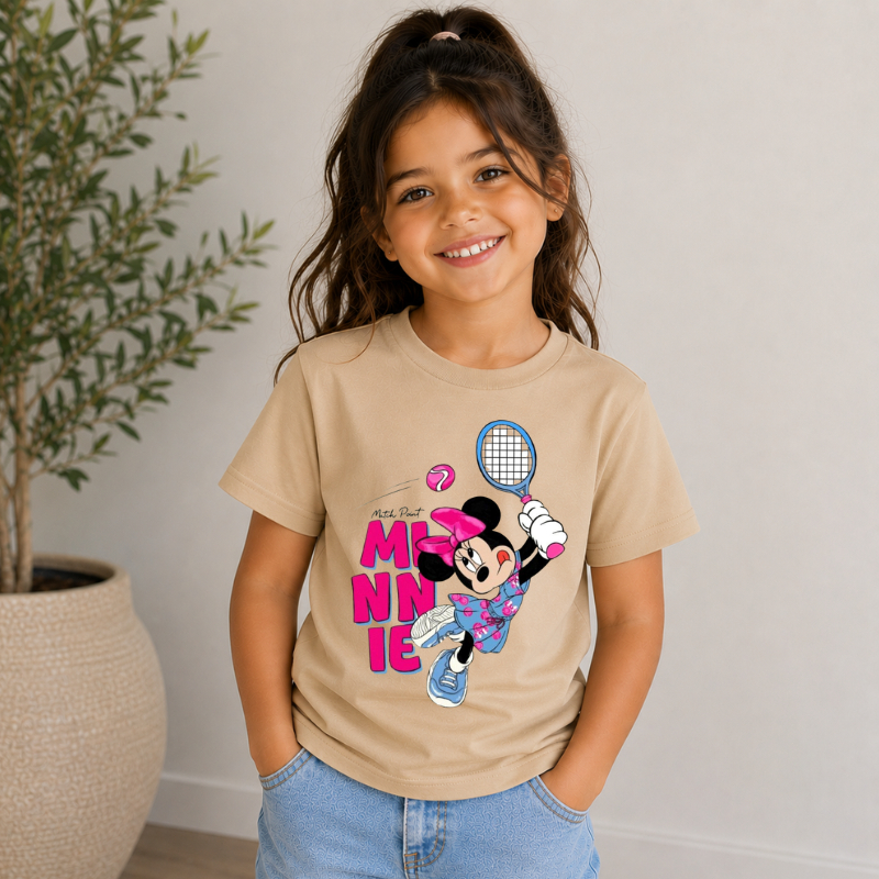 Camiseta Feminina Infantil Estampada Estilosa E Delicada Alta Qualidade Envio Ja