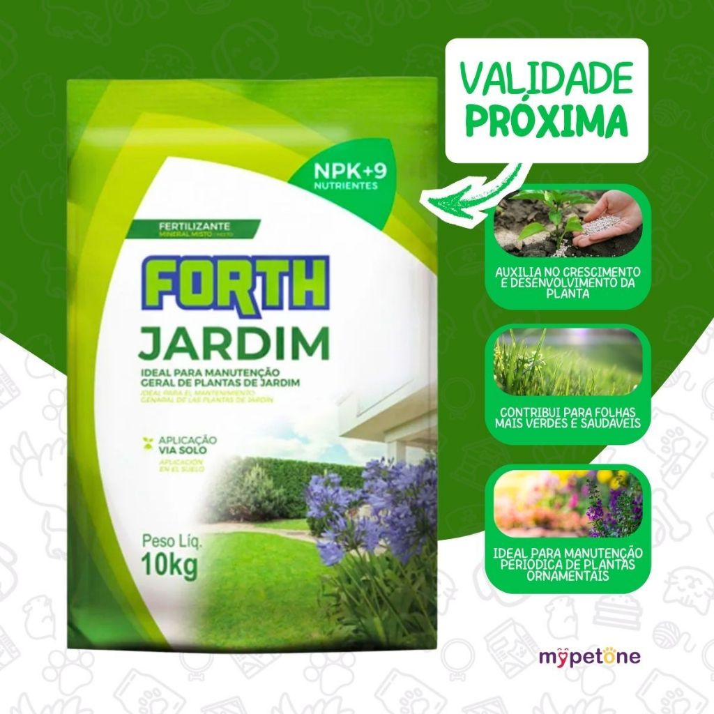 Adubo Fertilizante Forth Jardim - 10Kg
