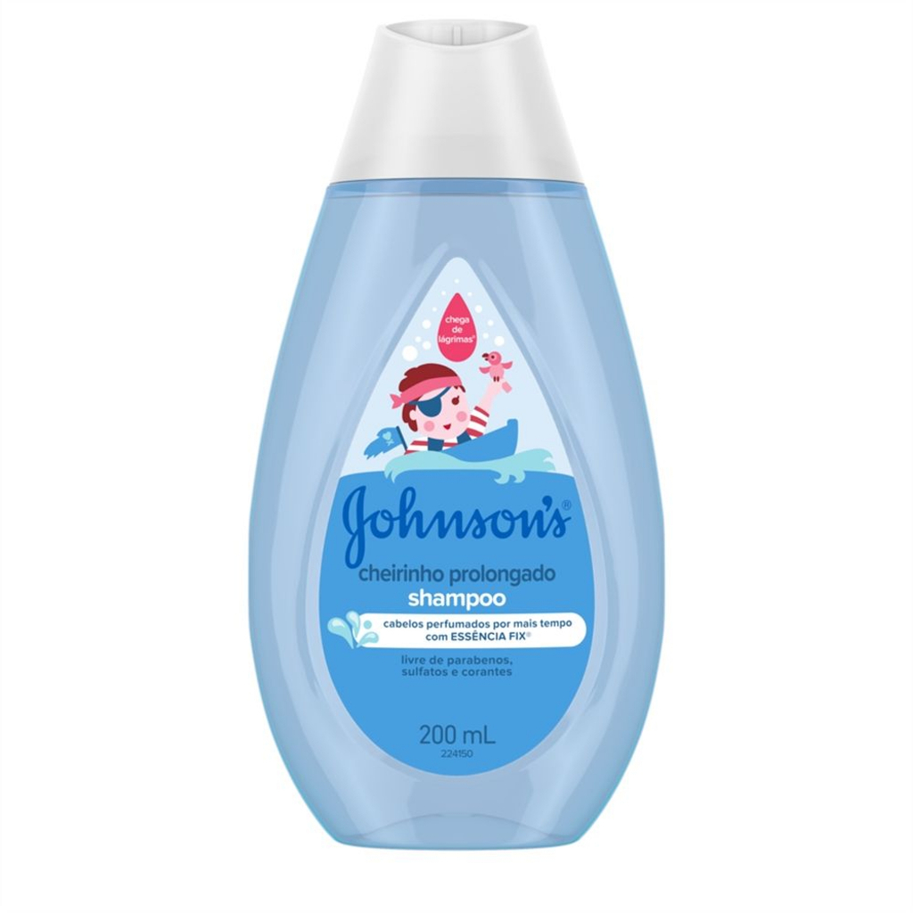 Shampoo Infantil JOHNSON'S® Cheirinho Prolongado, 200mL
