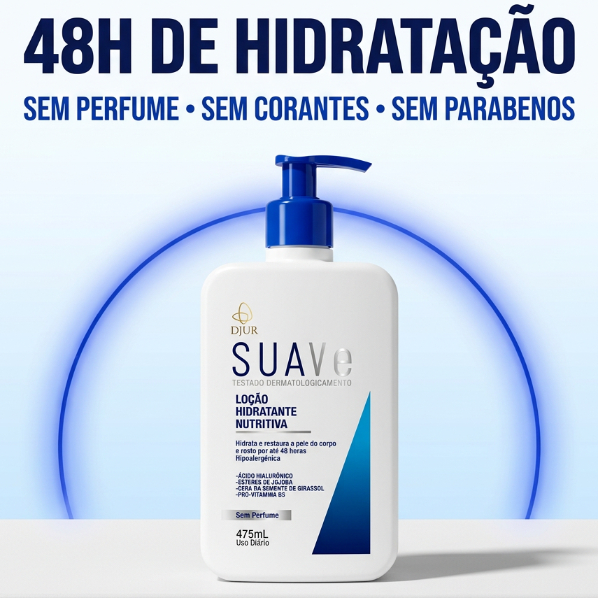 Loção Corporal Para Pele Seca Nutrição Profunda Ácido Hialurônico/ Aprovado pela Anvisa