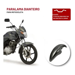 PARALAMA DIANTEIRO 150 MIX 2010 PRATA LUMIAR
