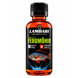 Feromônio Líquido Atrativo para Pesca 100ml Lambari Tilápia Massa de Pesca
