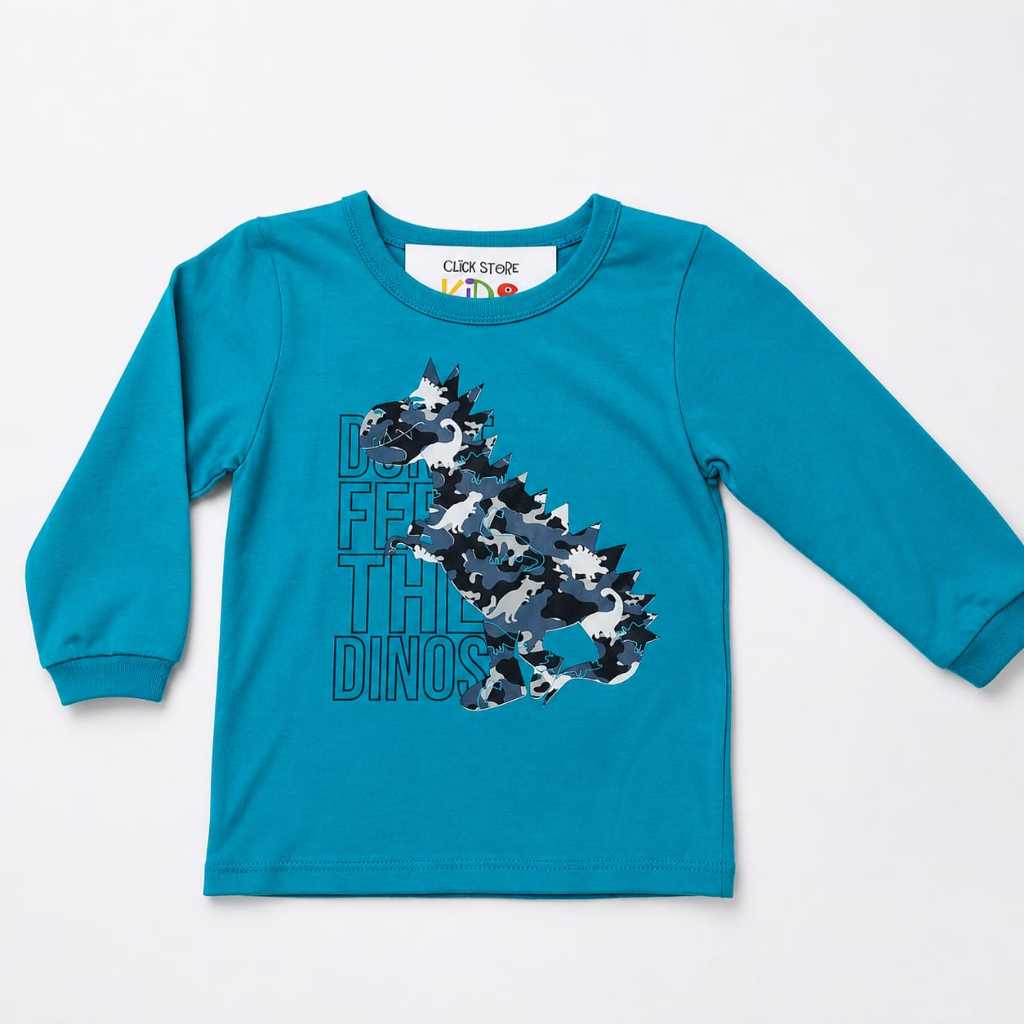 Camiseta infantil masculino manga longa estampa variadas