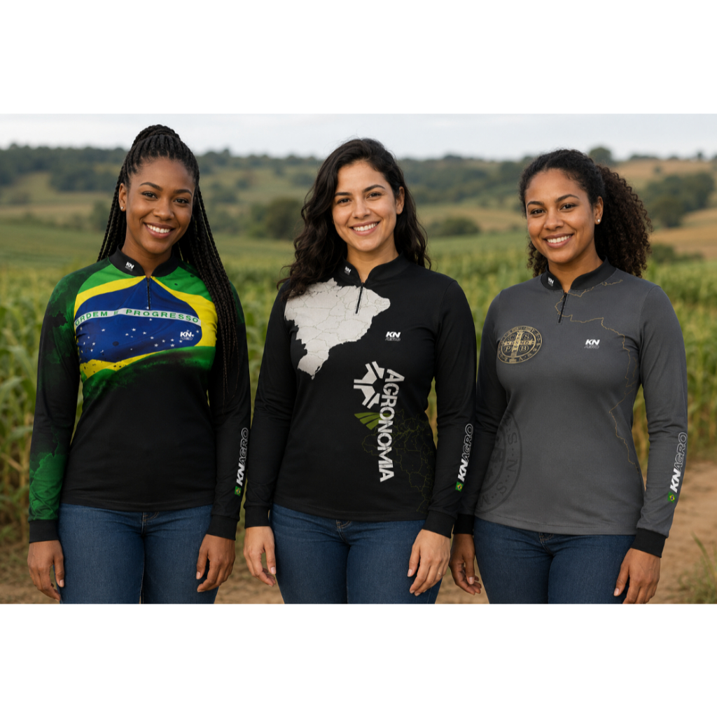 Camiseta Agro Fazenda DRY SOFT Proteção Solar UV50 Feminina — imagem 2 de 2