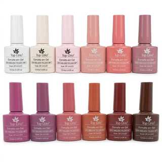 Kit 12 Esmaltes em gel  Unhas lirio/K&S/xd  soak-off LED UV COLEÇÕES
