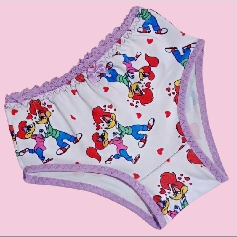 Kit 5 Calcinhas Infantil  Meninas Crianças Juvenil forro100% algodão conforto dia a dia