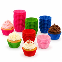Kit 50 Forminhas Cupcake Forneáveis Pirotine N°0 Mini Muffin Bolo Doces