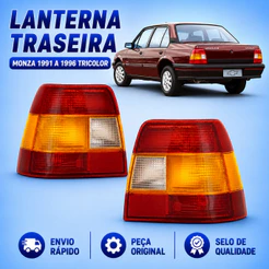 Lanterna Traseira Monza ANO 1991 1992 1993 1994 1995 1996 Tricolor