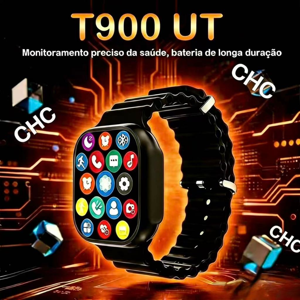 T900 Ultra Smartwatch 9 T800 Ultra 2025 Nova Relógio Inteligente para pronta entrega- Frete Grátis
