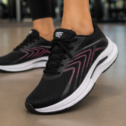 Tênis Feminino Moda Fitness Leve para Academia Treino e Corrida Envio Imediato