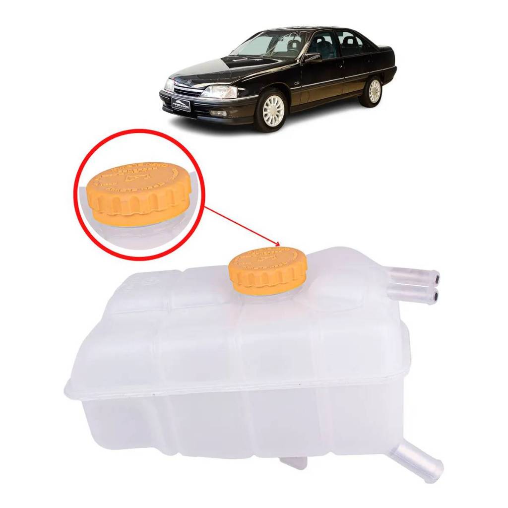Reservatório De Água Radiador Chevrolet Omega Cd 4.1 Gasolina 1995 Com Tampa Promoção