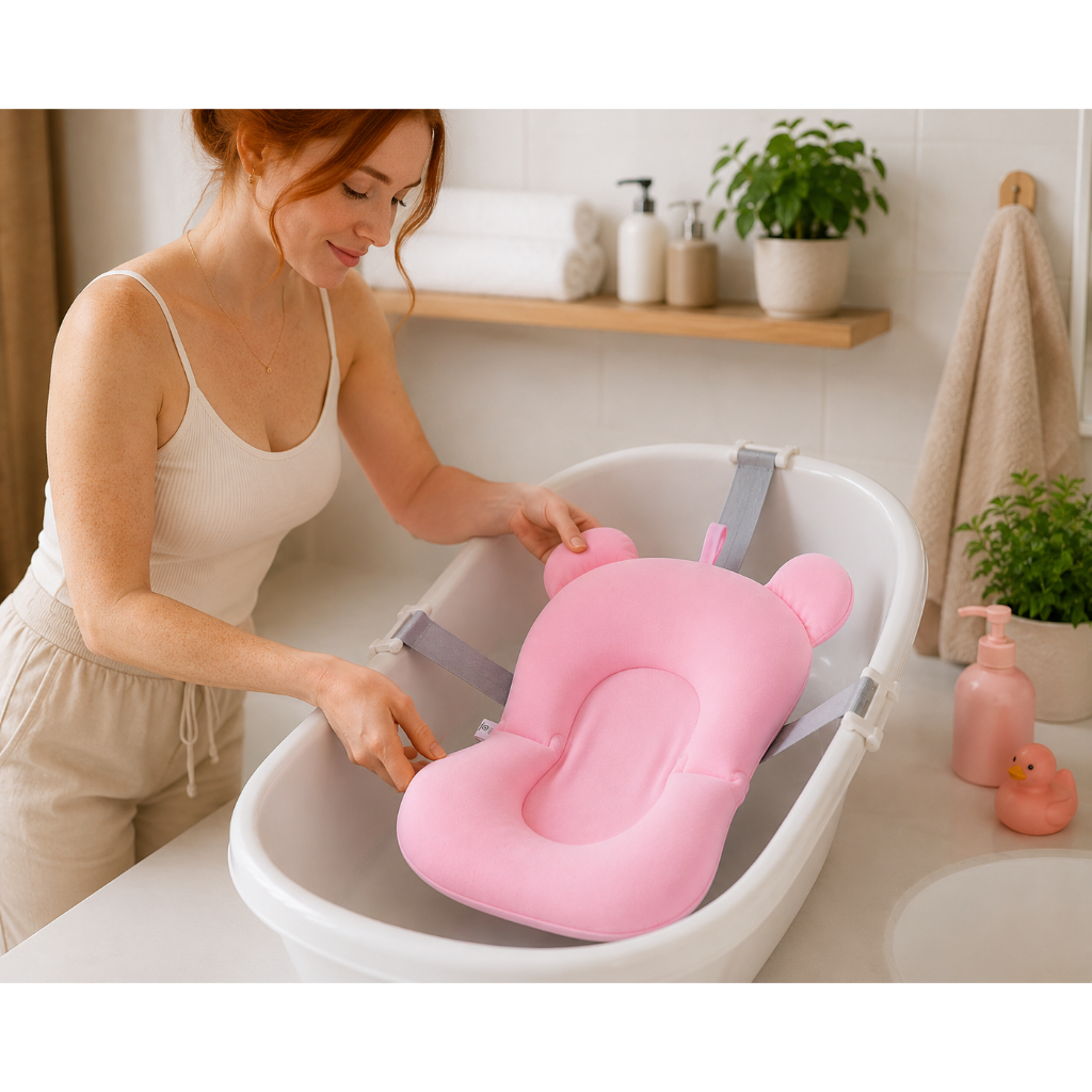 Almofada De Banho Para Bebê Baby + Envio Rápido